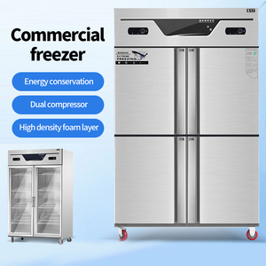 Refrigerador Comercial con Puerta Francesa, 628L, Sin Escarcha, Gran Tamaño, Dispensador de Agua, 4 Puertas, Enfriamiento por Aire, Congelador - Product Image 1