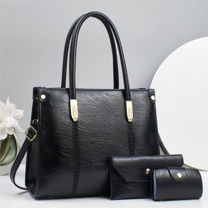 Bolso Bandolera para Mujer, Juego de 3 Piezas, Elegante Bolso de Mano Estilo Coreano, Exquisito Bolso de Hombro - Product Image 3