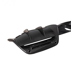 Ailerons de séparation sous châssis arrière en fibre de carbone sèche préimprégnée haute brillance, garnitures de kit carrosserie pour force descendante, conformes aux lignes OEM, pour Ferrari 296 GTB - Product Image 2