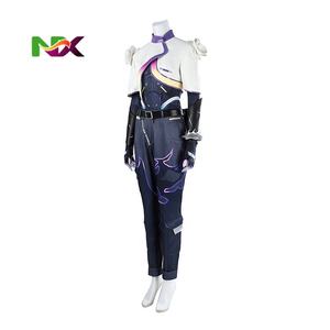 Disfraz de <span class=keywords><strong>Cosplay</strong></span> de <span class=keywords><strong>Valorant</strong></span> Viper, Conjunto de Atuendo de Anime 2D para Actuación, 5516 - Product Image 3