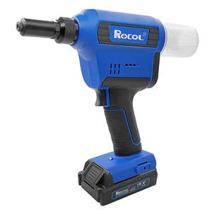Pistolet à rivets électrique industriel sans fil RL-T1-20V à moteur brushless, force de traction super puissante 20000N, outil pour rivets de 2,4-6,4 mm – Offre Spéciale - Product Image 1