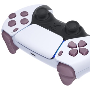 Dark Grayish Violet DIY D-pad R1 L1 R2 L2 Triggers Share Options Face Button Full Set Buttons for PS5 <b>Controller</b> BDM-030/040/050 - Product Image 3