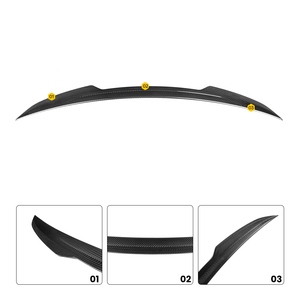 Alerón de Fibra de Carbono de Alto Rendimiento Estilo SQ para Clase CLS Coupé W218, Tendencia 2012-2018 - Product Image 4