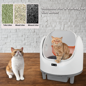 Litière Intelligente pour Chat en Promotion : <span class=keywords><strong>Bac</strong></span> <span class=keywords><strong>à</strong></span> Litière Automatique Auto-Nettoyant pour Chats – Sans Bêchage, Litière Intelligente pour Chats - Product Image 3