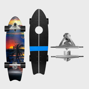 Planche de <span class=keywords><strong>surf</strong></span> <span class=keywords><strong>skate</strong></span> surfskate <span class=keywords><strong>32</strong></span>'' Swallowtail pour camions CX4, design personnalisé, forte force motrice, vente chaude - Product Image 2