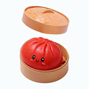 Nouveau produit transfrontalier : Jouet à presser géant en forme de boulette ou de pain vapeur extra-large, simulation réaliste, pour les 7-14 ans - Product Image 1