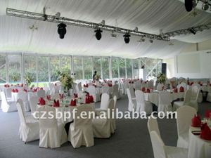 Thuận tiện cài đặt ngoài trời thanh nhôm bạt PVC Lều Gió Mưa chống cháy cho 100 200 người lễ kỷ niệm lễ - Product Image 3