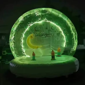 Globo <span class=keywords><strong>de</strong></span> Nieve Inflable Impermeable para Exteriores, Domo Burbuja Transparente, Decoración para Ramadán y Eid, <span class=keywords><strong>Esfera</strong></span> Inflable para Fotos en Eventos - Product Image 1