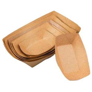 Barquette en papier alimentaire résistante à la graisse pour pop-corn, chips, burgers, gâteaux, bonbons, glaces et salades de fruits - Product Image 1