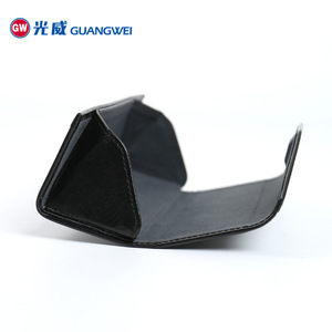 Étui à lunettes en fibre de carbone Guangwei, pliable, rectangulaire, noir, résistant à l'usure et aux rayures - Product Image 4