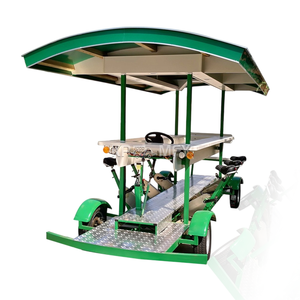 Carrito de Comida Rápida para Exteriores, Mini Cafetería, Remolque de Catering, Kiosco, Camión de Pizza y Hot Dogs, Bicicleta para Venta de Cerveza de Una Sola Velocidad - Product Image 6