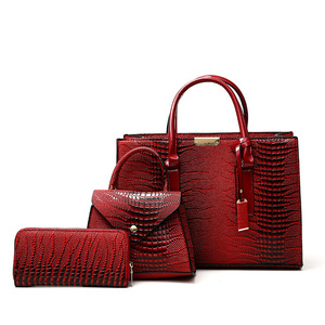 Nouveau sac fourre-tout élégant avec une touche haut de gamme, imprimé lézard et grande capacité - Product Image 2