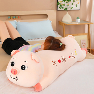Bán Buôn Dài <span class=keywords><strong>Pig</strong></span> Nhồi Bông Gối Chất Lượng Cao Động Vật Làm Đầy Bền Phim Hoạt Hình Mới Đồ Chơi Sang Trọng <span class=keywords><strong>2025</strong></span> - Product Image 5