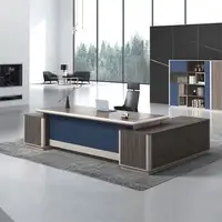 Çin fabrika sağlanan en kaliteli mobilya yüksek sınıf ahşap basit Model ofis masası