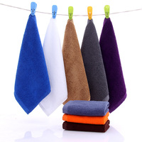 Custom LOGO Pure White Cotton 30*30cm Square Towels Gentle Facial Wipes for Esthetician Salon Skin Cleansing Daily Care