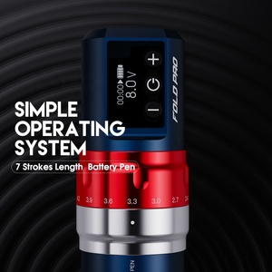 Mast Fold Pro - Pluma Multifunción con 7 Longitudes de Trazo, Pluma para Tatuajes con Batería, Máquina de Tatuajes Inalámbrica <span class=keywords><strong>Dragonhawk</strong></span> - Product Image 2