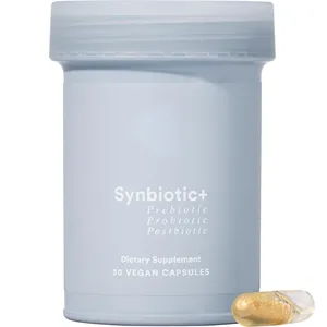 Capsules synbiotiques prébiotiques probiotiques formule postbiotique 3-en-1 pour la santé intestinale régularité Bloat capsule immunitaire à libération retardée