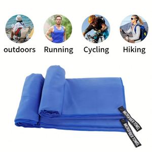 Serviette de plage en microfibre personnalisable de haute qualité, séchage rapide, pour le golf, les sports, les voyages, le camping, la gym, avec sac à motif tissé et boîte EVA imprimée - Product Image 3