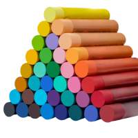 Couleurs vives Crayons Classe Pack 288 Compte Non Toxique Cire Organique Art Fournitures Enfants En Vrac Salle De Classe Lavable Sûr Peinture Outils