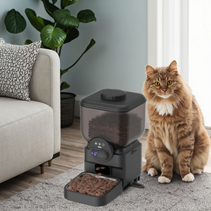 Alimentador de mascotas inteligente automático de 7L de alta calidad OEM, fuente de alimentación de carga de Material plástico para gatos y perros, comederos de cuencos múltiples para mascotas - Product Image 5