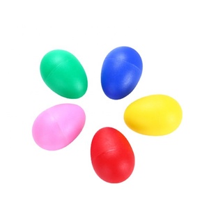 Coctelera de huevo de plástico más Popular, huevo Musical de percusión, huevos Maracas <span class=keywords><strong>Easyer</strong></span> con 5 colores para preescolar, jardín de infantes personalizado - Product Image 1