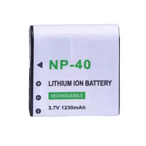 BATMAX Factory CNP40 NP40 Baterai Digital, Baterai Digital 1230MAH untuk Kamera Casio NP-40/Z40/Z50/Z55/Z57/Z750 EX-Z30/P600/P700 PM200