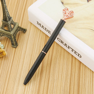 Hot Hollow Heart Top Metal Rotating Ballpoint <b>Pen</b> Multi Color For Girls Wedding Promotional Wholesale Gift Stationery - Product Image 4