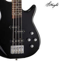 Guitare Basse Électrique 4 Cordes Corps en Bois Massif Manche en Érable 24 Frettes Touche en Palissandre Micros J/P Vente en Gros Usine OEM