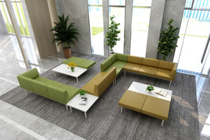 Muebles de recepción modulares comerciales, asientos suaves, juego de sofás seccionales para oficina y vestíbulo de Hotel, áreas de espera públicas, visitantes de oficina - Product Image 2