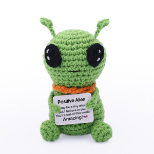 Muñeco de Ganchillo Hecho a Mano Más Vendido, Alien de Ganchillo, Pelota de Golf de Ganchillo, Muñeco de Lana Tejida, Decoración, Regalo Festivo - Product Image 2