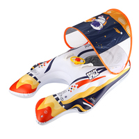 Swimbobo Parent-Enfant Gonflable Flotteur De Natation Parasol Parapluie Piscine Flotteurs avec Anneau pour Enfants Enfants Anneaux De Natation Jouets
