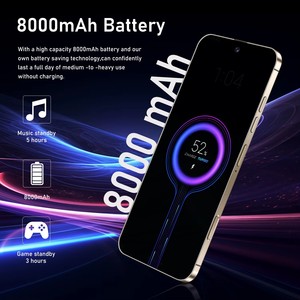 16 Pro Max 5G 智能手机 12GB+1TB 存储空间 IP68 防水 LTE 法式 108MP 前置 OLED 高清+ 120Hz 防震游戏手机 - Product Image 5