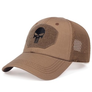 Tùy Chỉnh Người Đàn Ông Của Bông Hat Ngụy Trang Vá Thêu <span class=keywords><strong>Skull</strong></span> Bóng Chày Hat Thể Thao Giản Dị Mũ Mặt Trời - Product Image 3