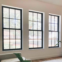 Fenêtres de maison en PVC au design moderne, double vitrage, verre trempé, baies vitrées