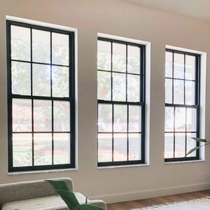 Fenêtres <span class=keywords><strong>de</strong></span> maison en PVC au design moderne, double vitrage, verre trempé, baies vitrées - Product Image 3