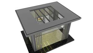 알루미늄 합금 정원 파빌리온 긴 복도 빌라 야외 안뜰 골동품 파빌리온 조경 랙 - Product Image 4