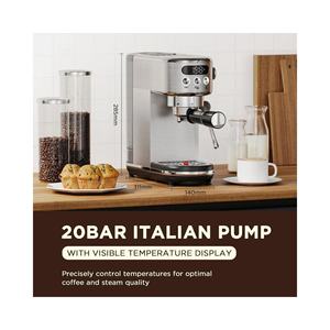 Machine à café expresso portable semi-automatique électrique numérique programmable <span class=keywords><strong>italienne</strong></span> 1230W avec réservoir d'eau de 1,3L pour la maison - Product Image 5