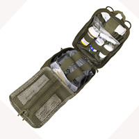Trousse de premiers secours tactique nationale multifonctionnelle avec impression de logo personnalisée du fabricant, cadre externe antivol et étanche