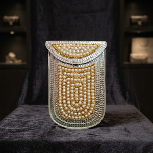 Bolso de Mano Elegante para Mujer, Clásico, Impermeable, Compacto, Tipo Clutch, para Fiestas Nocturnas, Bodas y Viajes - Product Image 1