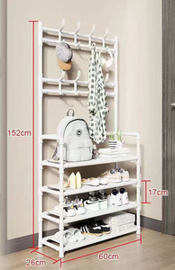 Organizador Doméstico: Estantes para Zapatos con Perchero y Colgador de Ropa para Entrada - Product Image 5