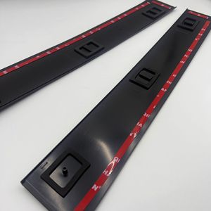 Dodge Caravan Town Country Right Front <b>Door</b> Pillar Glass 5020664AA Adhesive Installation Minimalist Design - Product Image 2