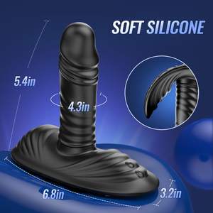 Masseur de prostate télécommandé, Godemiché <span class=keywords><strong>anal</strong></span>, Plug <span class=keywords><strong>anal</strong></span> vibrant, Plug <span class=keywords><strong>anal</strong></span> pour position assise, Vibrateur point G pour hommes et femmes - Product Image 5