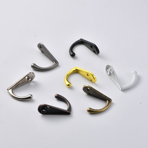 Retro Minimalist Wall <b>Hook</b> Cast Iron Single <b>Hook</b> For Coat Cap Entryway <b>Kitchen</b> Bathroom Door Mounting - Product Image 2