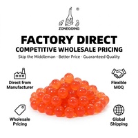 Aardbei Popping Boba 3,2kg Fabriek OEM Groothandel |   Halal Burst Juice Pearls Bubble Tea Ingrediënten Grondstof Lage MOQ