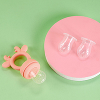 Anti Verstikking Baby Vers Voedsel Fopspeen Voedingsset Bpa Gratis Food Grade Siliconen Baby Feeder Fruit Fopspeen