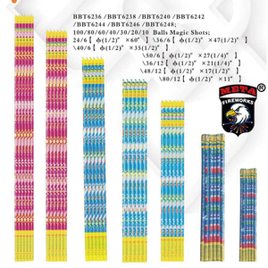 Pháo bông Roman Candle cao cấp, loại tốt nhất, 30 quả, hiệu ứng phép thuật T6244, dành cho đám cưới, hiệu ứng sấm sét - Product Image 3