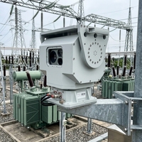 VTTECH Motor de Panorámica/Inclinación de Alta Capacidad 50kg VT-H50 con Control Remoto, Patrulla Automática, Clasificación IP66, RS485/RS232 para Seguridad Fronteriza
