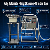 Machine intégrée de remplissage et de bouchage automatique pour liquides et pâtes, équipement de remplissage pour ligne de production d'eau minérale en bouteille