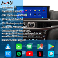Interface multimédia Android13 Lsailt Car Android pour Lexus 2013-2021 Year LX570 Support Wireless CarPlay, Headrest Screen