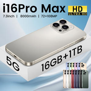 กล้อง108MP I16 Pro 5G ใหม่ล่าสุดหน้าจอ LCD 120Hz 65W ชาร์จเร็ว Snapdragon 800 SERIES แอนดรอยด์14 - Product Image 2